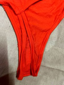 Orange Crochet Tank Top