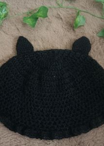 Kuromi Crochet Hat