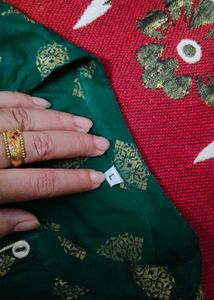 New Elegant Green &amp; Gold Kurta