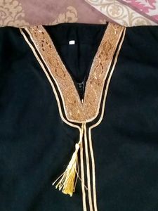 Elegant Black Thobe