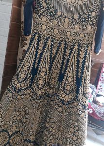 Elegant Embroidered Anarkali Gown