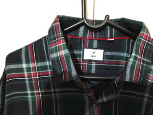 Plaid Long Sleeve Button-Down Shirt