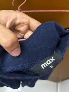MAX BOOTY SHORTS-Navy Blue