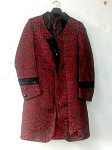 Maroon & Black Sherwani