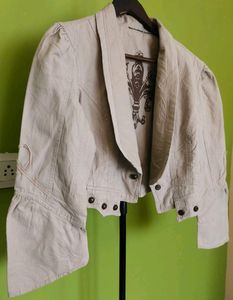 Trendy Denim Crop Jacket/New With Tag