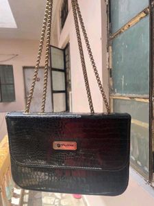 Women Snake Print Handbag