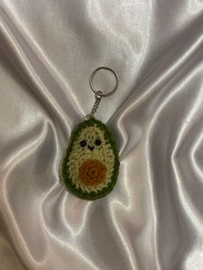 Avocado Crochet keychain 🥑