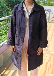 Purple Trench Coat - Women&#39;s