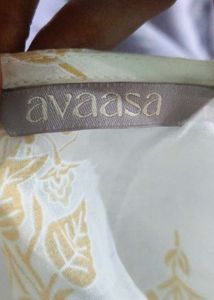 White &amp; Gold Print Kurti
