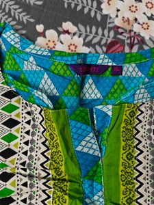 Printed Kurta- 42- Used But In Good Condition