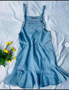 Denim Dungaree Dress