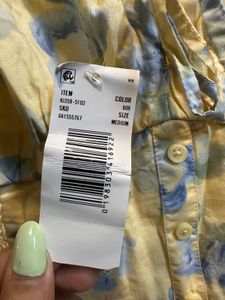 NWT Hollister Sofia Button Front Mini Dress