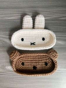 Crochet Animal Tray