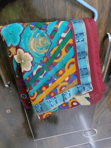 Multicolored saree