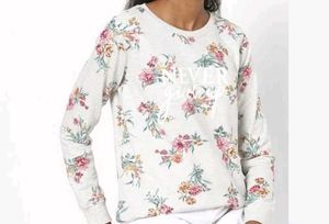 Printed round Neck Sweatshirt
