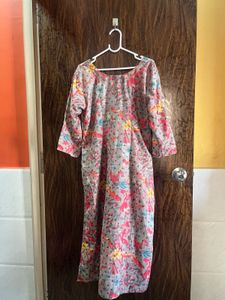 42 bust Floral Print Kurta for women