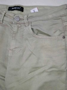 Beige Jeans