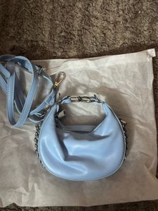Miraggio micro Blue Chain Detail slingBag