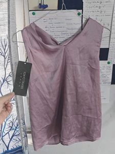 Lilac Sleeveless Top