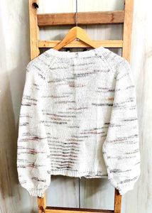 Offwhite Self Design Sweater Size-42
