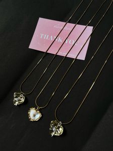 Delicate Gold Pendants Anti Tarnish