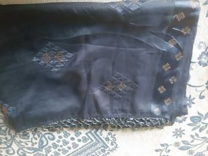 Elegant Embellished Saree