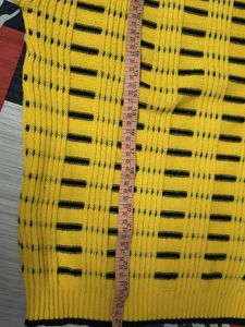 Yellow Patterned Sweater