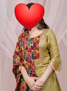 Embellished Golden Suit