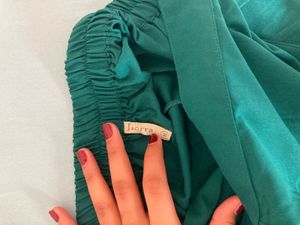Green Striped kaftan Set(pant plus top)
