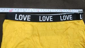 Love Print Yellow Briefs 🔥