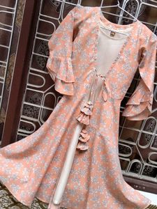 Floral Print Duster Jacket