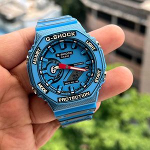 Casio G Shock GA 2100 Manga Edition Blue