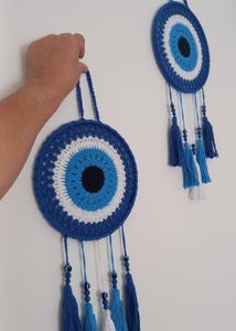 EVIL EYE CROCHET DREAMCATCHER 🧿🪬