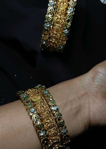 Elegant Gold Bangles