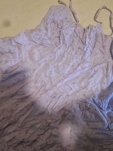 Lavender Tiered Mini Dress