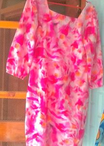 Floral Western Dress For Plus Size Women