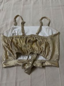 Shimmery Gold Blouse for Wedding/Festivities