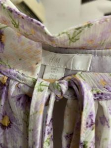 H&amp;M WHITE FLORAL A LINE DRESS