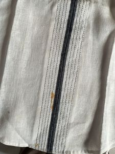 White Grey Kurta Pyjama Set