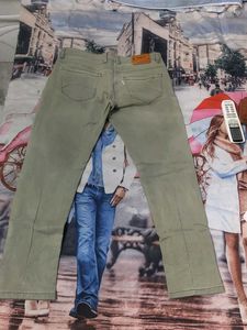 Olive Green Jeans