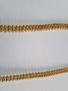 Gold Finish Long Necklace