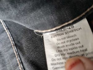 Gray Denim Jeans (size 28)