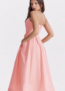 Pink Midi Sundress