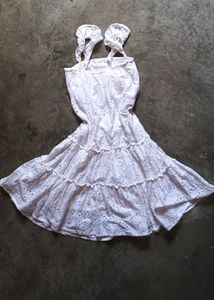 White Eyelet Sundress