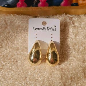 Fancy light weight Gold Tone Earrings Bundle