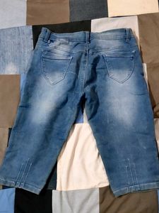 Denim Capri Pants