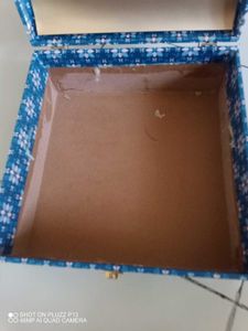 🟩New Blue Colour Cardboard Storage Box