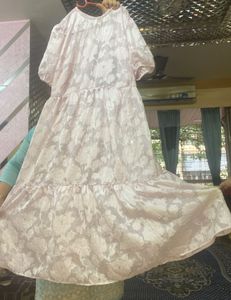 Vacation Wardrobe-Lilac Floral Tiered Dress