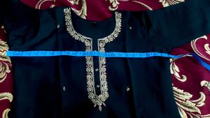 Beautiful bottle green kurta set