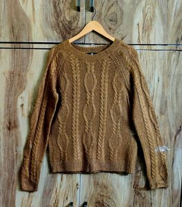Brown Branded Pullover Si,e-36-38